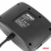 Drievoudige stekkerdoos oplader 2x USB A AAN/UIT knop 12/24V 100W 70cm AMIO-04362