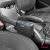 Drievoudige stekkerdoosoplader 2x USB A AAN/UIT-knop LED-indicator 12/24V 100W 70cm AMIO-04363