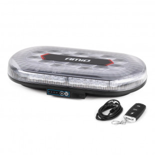 Draadloze LED lichtbalk R65 R10 326x186x63 26W 12V 24V AMIO-04369