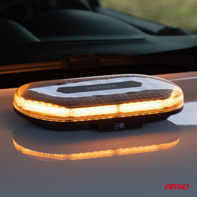 Draadloze LED lichtbalk R65 R10 326x186x63 26W 12V 24V AMIO-04369