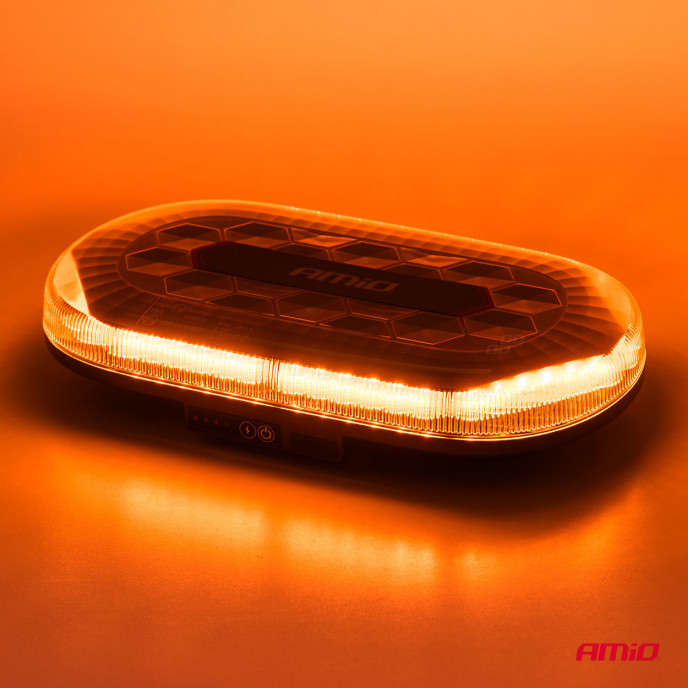 Draadloze LED lichtbalk R65 R10 326x186x63 26W 12V 24V AMIO-04369