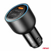 Autolader dubbele USB C-poort + USB A-poort 12/24V 95W AMIO-04372