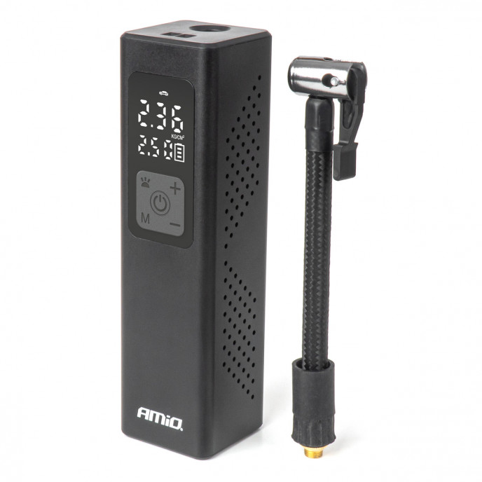 Automobielcompressor met LED-display 12V 100W AMIO-04376
