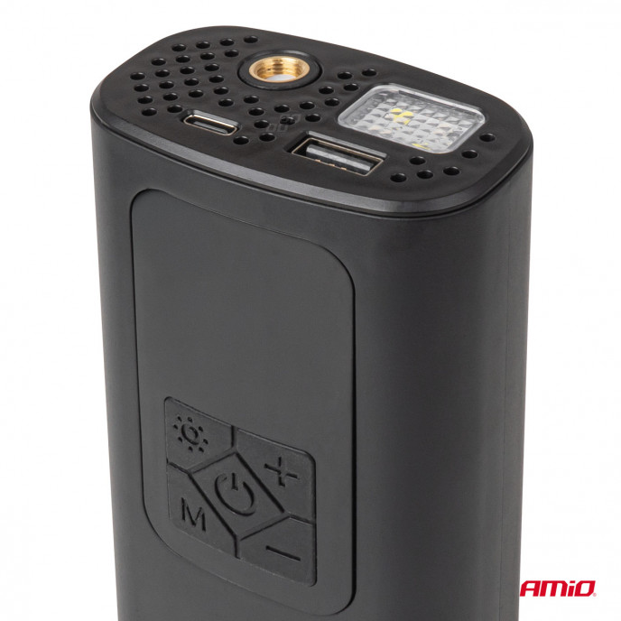 Draagbare luchtcompressor LED USB-C 40W AMIO-04377