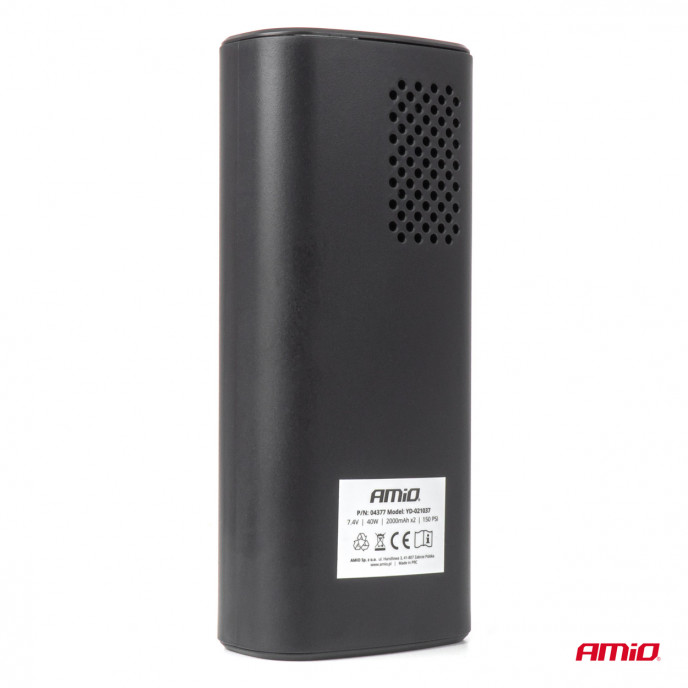 Draagbare luchtcompressor LED USB-C 40W AMIO-04377