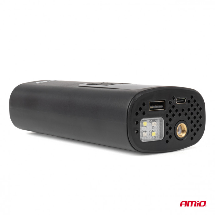 Draagbare luchtcompressor LED USB-C 40W AMIO-04377