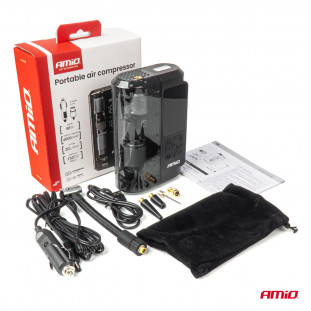 Draagbare luchtcompressor LED USB-C 40W AMIO-04378