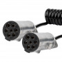 Veerkabel TIR 2x 7 PIN type N 5m 24V AMIO-04379