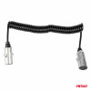 Veerkabel TIR 2x 7 PIN type N 5m 24V AMIO-04379