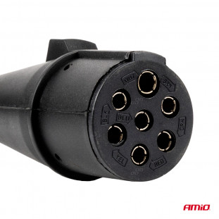 Veerkabel TIR 2x 7 PIN type N 5m 24V AMIO-04380