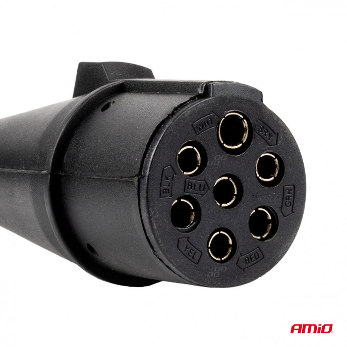 Veerkabel TIR 2x 7 PIN type N 5m 24V AMIO-04380