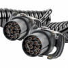 Veerkabel TIR 2x 15 PIN 5m 24V AMIO-04382