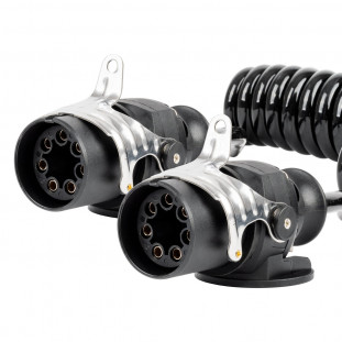 Veerkabel TIR 2x 7 PIN type EBS 5m 24V AMIO-04383