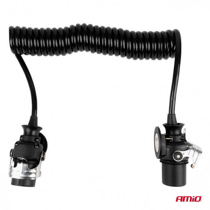 Veerkabel TIR 2x 7 PIN type EBS 5m 24V AMIO-04383
