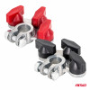 Zink accupolen 800AMP, 2 stuks. AMIO-04391