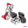 Zink accupolen 800AMP, 2 stuks. AMIO-04391