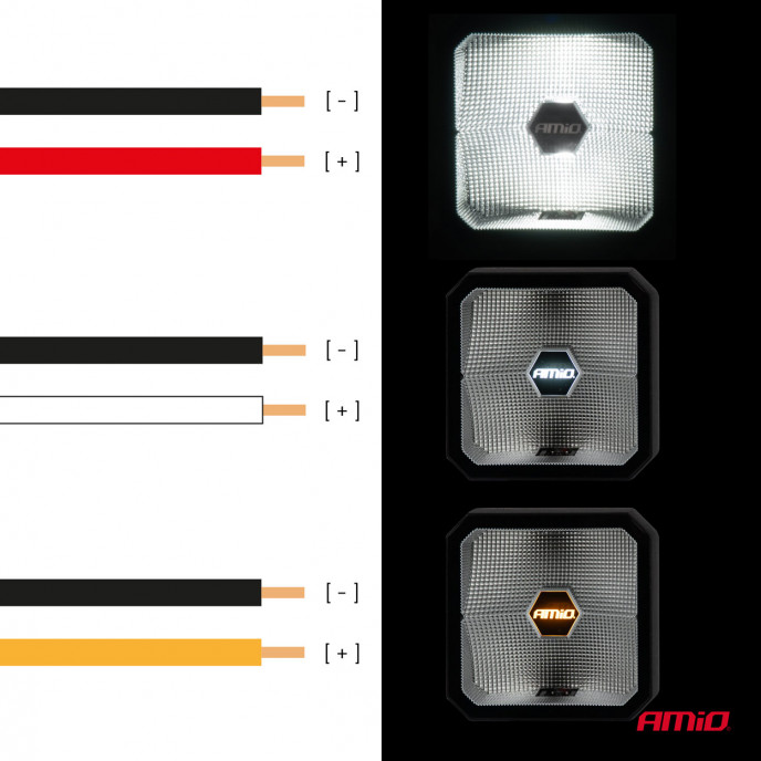 LED werklamp 30W COMBO 12V 24V AMIO-04394