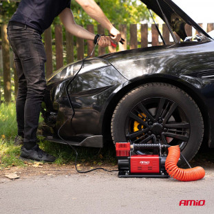 Auto luchtcompressor 600W 12V ACOMP-24 AMIO-04398