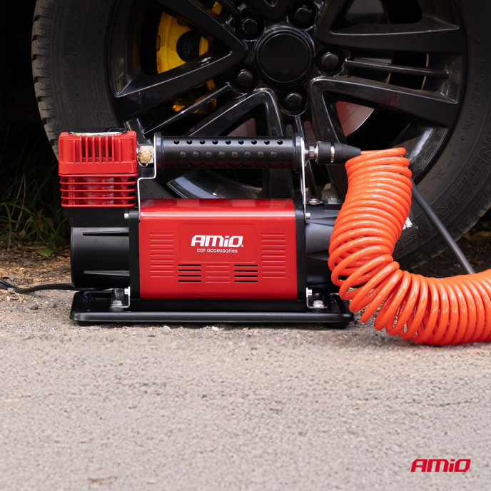 Auto luchtcompressor 600W 12V ACOMP-24 AMIO-04398