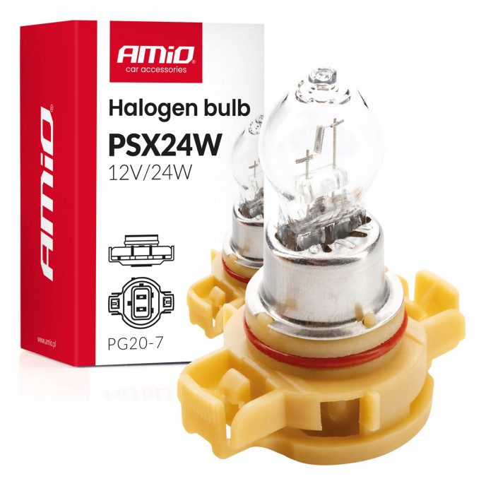 Halogeenlamp PSX24W PG20-7 12V 24W AMIO-04411