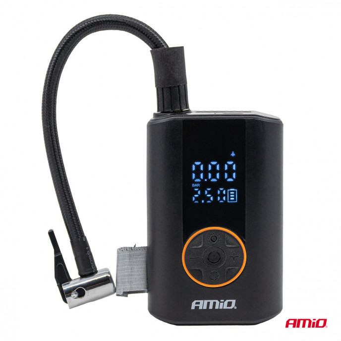 Draagbare luchtcompressor LED 40W USB-C ACOMP-25 AMIO-04414