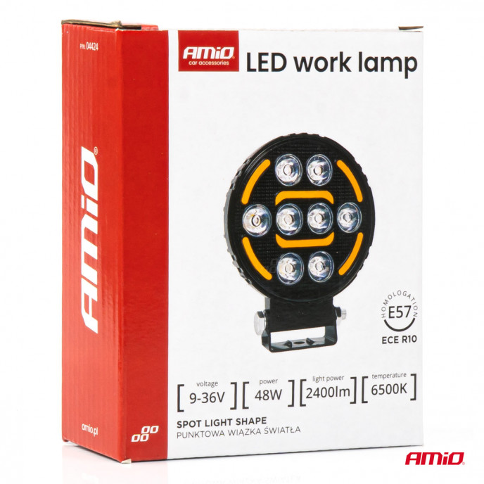 Werklamp AWL80 48W 2400LM 12V 24V AMIO-04424