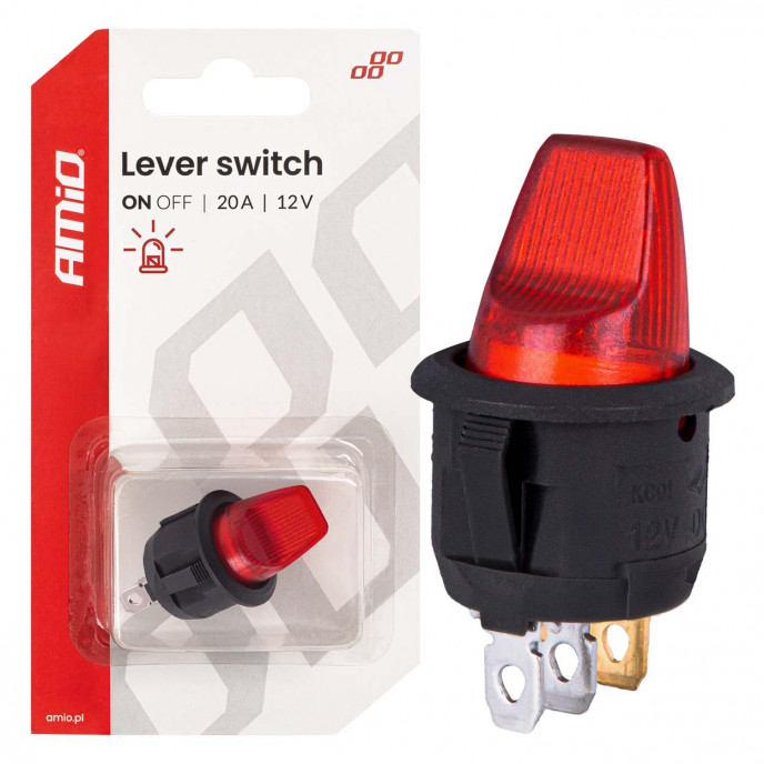 Hendel schakelaar 20A 12V AMIO-04438