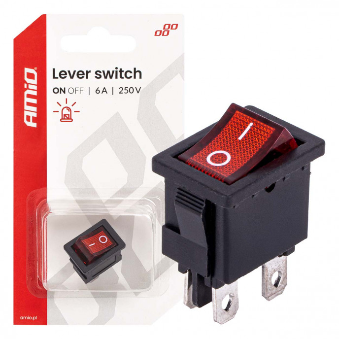 Hendel schakelaar 6A 250V AMIO-04439