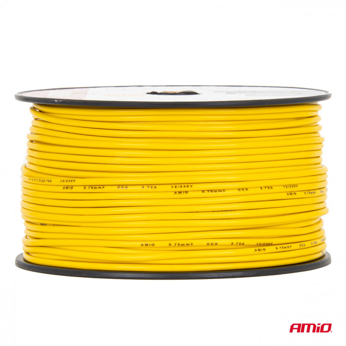 CCA luidsprekerkabel CCA 1x0,75mm2 100m 3,75A 12/230V AMIO-04447