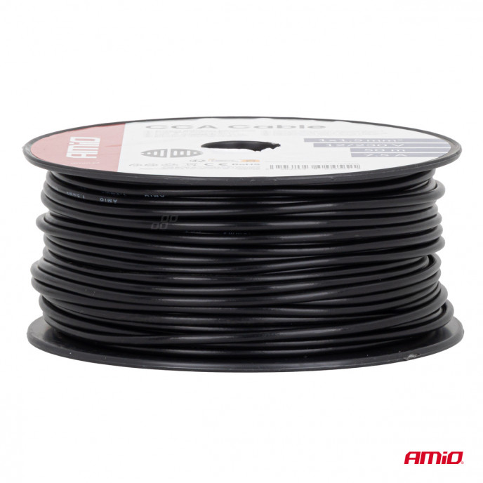 CCA Kabel 1x1.5mm2 50m 7.5A 12/230V AMIO-04455