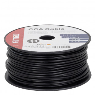 CCA Kabel 1x1.5mm2 50m 7.5A 12/230V AMIO-04455