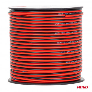 CCA luidsprekerkabel 2x0,5mm2 100m 2,5A AMIO-04456