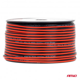 CCA luidsprekerkabel 2x0.75mm2 100m 3.75A AMIO-04457