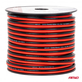 CCA-kabel 2x2,5 mm2 50m 12,5 A AMIO-04460