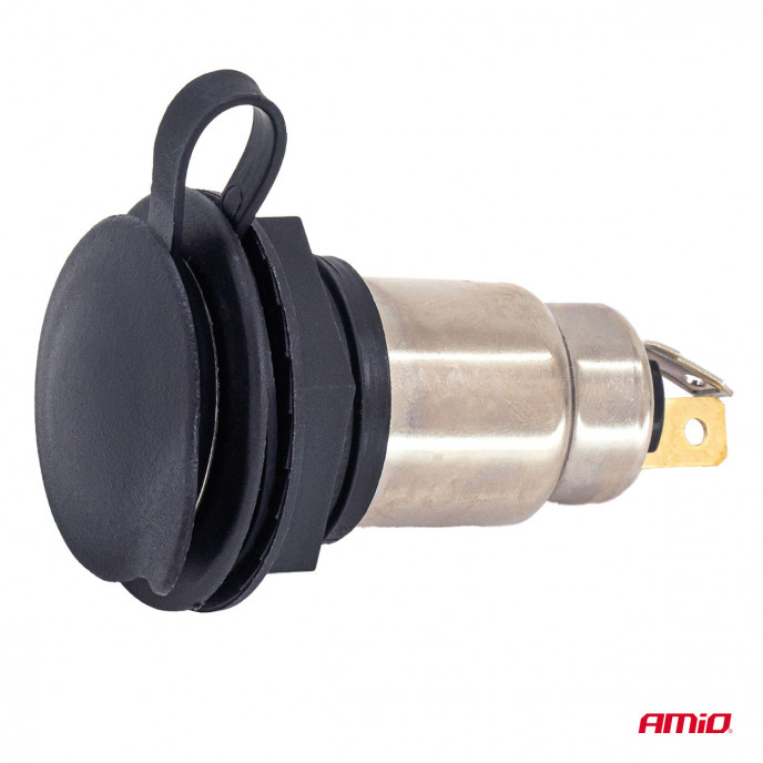 Stopcontact met klep 250W 12V 24V AMIO-04462