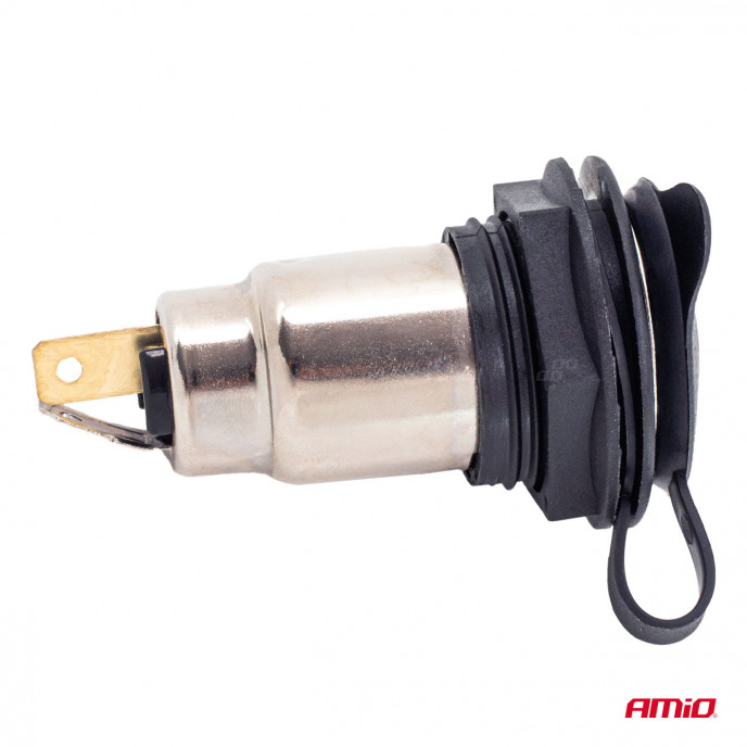 Stopcontact met klep 250W 12V 24V AMIO-04462