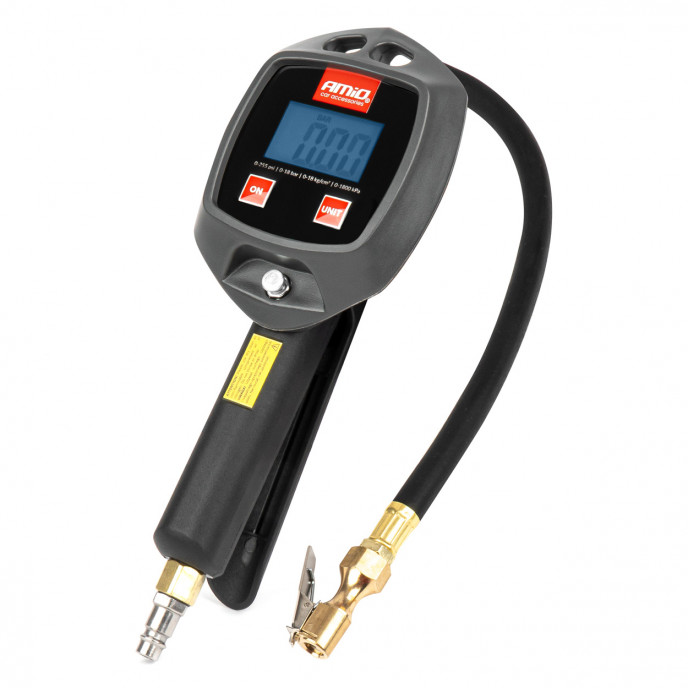 Luchtpistool met digitale manometer 18 bar AMIO-04482