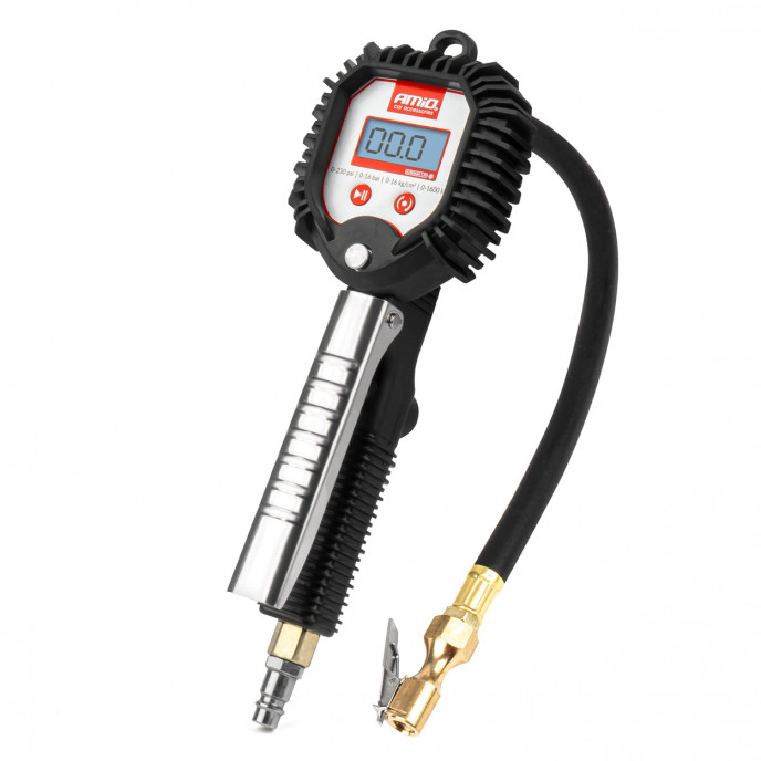 Luchtpistool met digitale meter 16 bar AMIO-04483