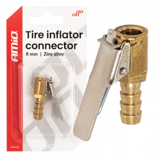 Zinklegering Band Inflator Connector 8 mm AMIO-04494