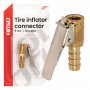 Zinklegering Band Inflator Connector 8 mm AMIO-04494