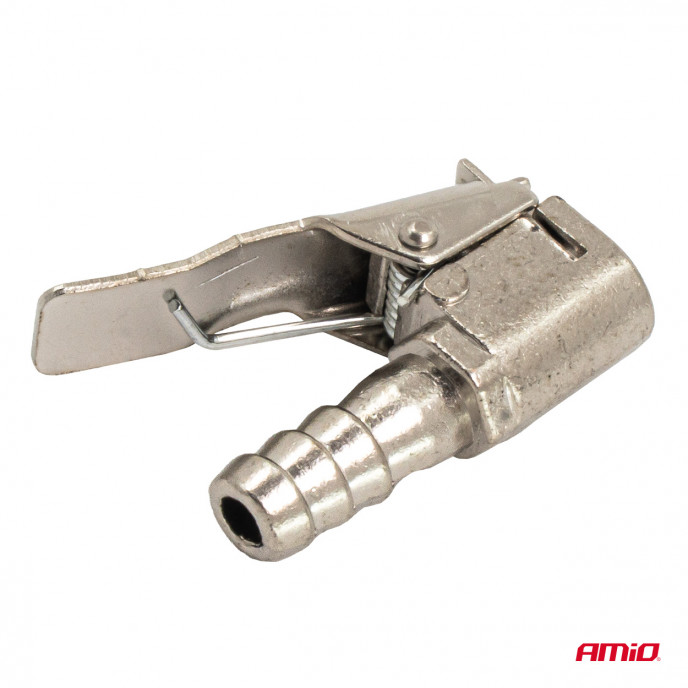 Zinklegering nikkel band inflator connector 8 mm AMIO-04496