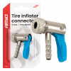 Ironn vernikkelde band inflator connector 6 mm AMIO-04497