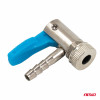 Ironn vernikkelde band inflator connector 6 mm AMIO-04497