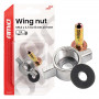 Vleugelmoer M16 x 1.5 voor 8mm Luchtslang AMIO-04499