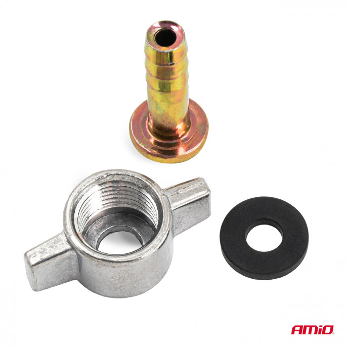 Vleugelmoer M16 x 1.5 voor 8mm Luchtslang AMIO-04499