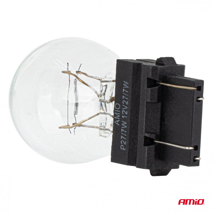 Halogeenlamp P27/7W 12V 27/7W W2.5X16q 10 stuks AMIO-04513