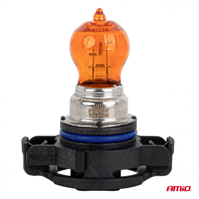 Halogeenlamp PSY24W 12V 24W PG20-4 AMBER AMIO-04519