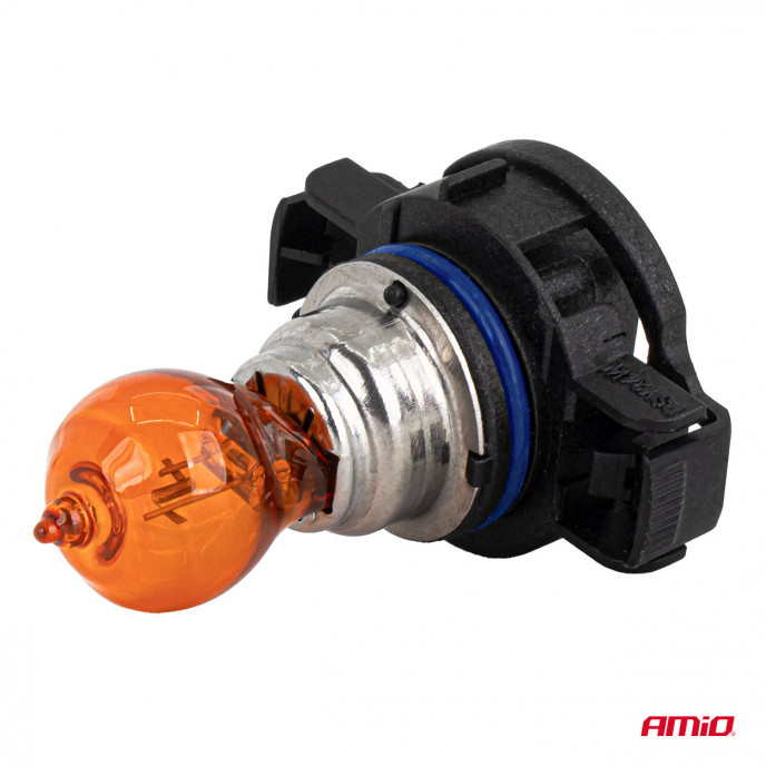 Halogeenlamp PSY24W 12V 24W PG20-4 AMBER AMIO-04519