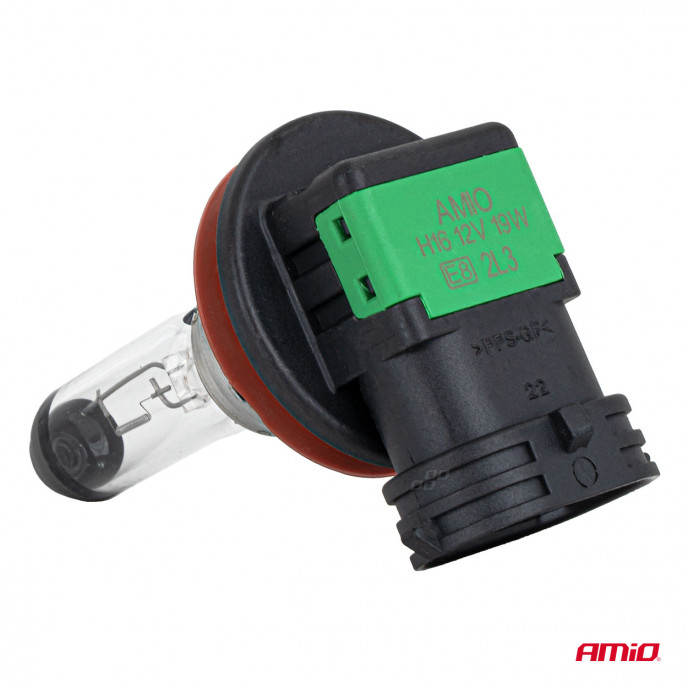 Halogeenlamp H16 12V 19W PGJ19-3 AMIO-04521