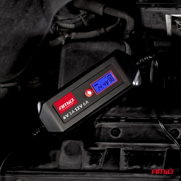 Digital battery charger STD GEL AGM WET MAX 6A 6/12V